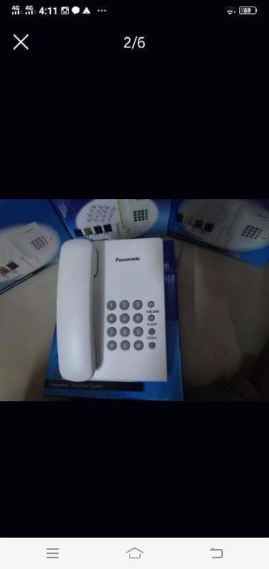 panasonic telephone set new/used 0321-2123558 5