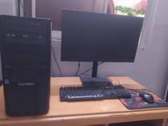 Gaming PC with LCD 24" + Graphic card GPU Full Gaming Setup