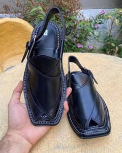 triple gair Peshawary chappal