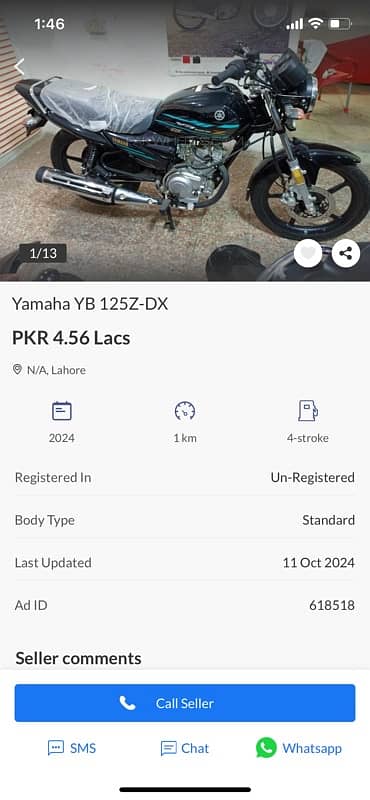 Yamaha ybz 125 Dx brand new zero meter condition frist owner 3