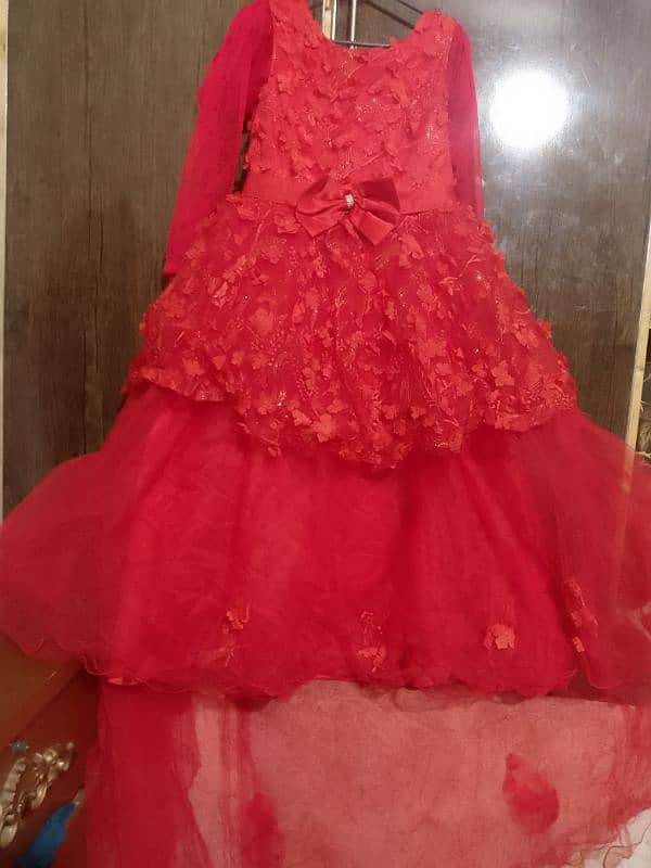 Barbie frock red coloure 0