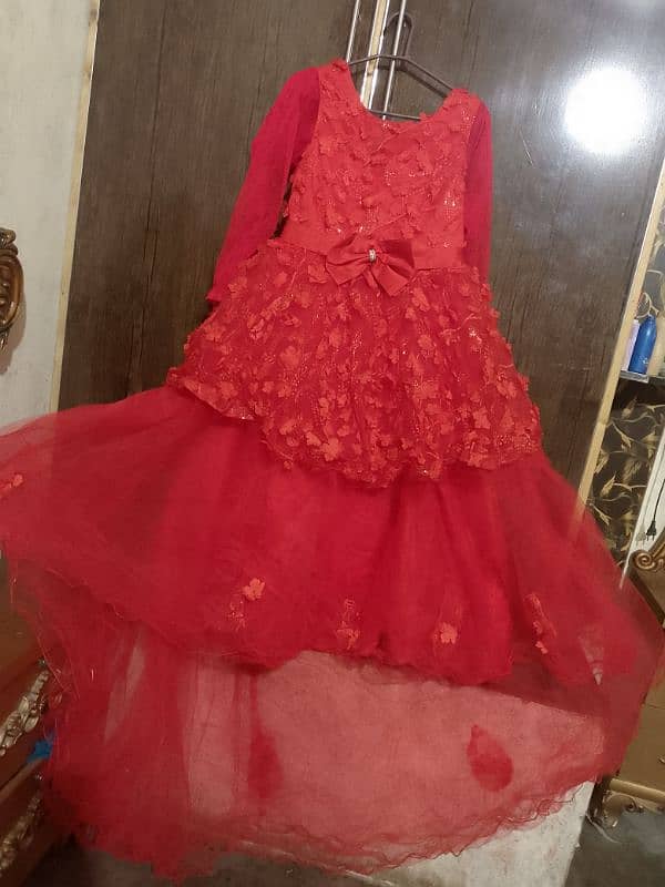 Barbie frock red coloure 1