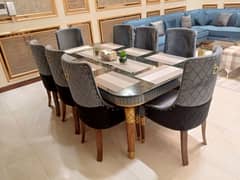 Dining table Luxury Trending Design On Solid Shesham Wood Karvin.