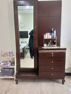 vanity table / dressing table with storage # mirror # vanity