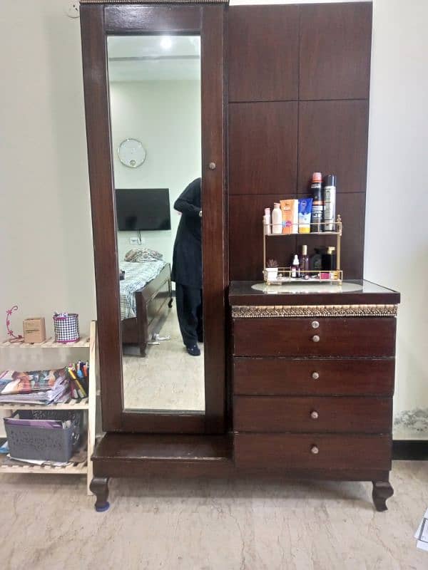 vanity table / dressing table with storage # mirror # vanity 0