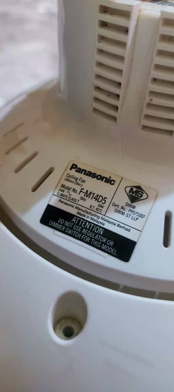 Panasonic Ceiling AC/DC Fan -Made In Malaysia-10/10 Like New Condition 5