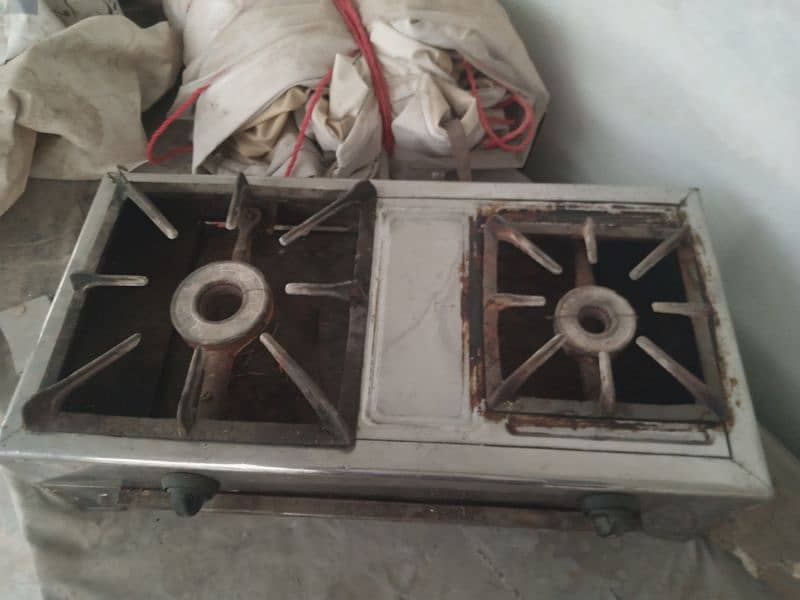 Double Stove / Double Choolha  / Burner / Cooking Stove / Kitchen Rnge 1