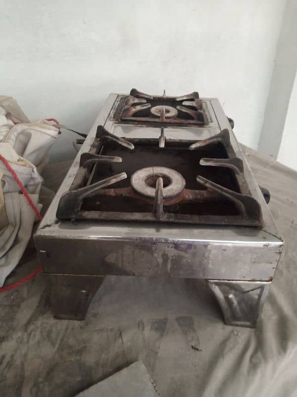 Double Stove / Double Choolha  / Burner / Cooking Stove / Kitchen Rnge 3