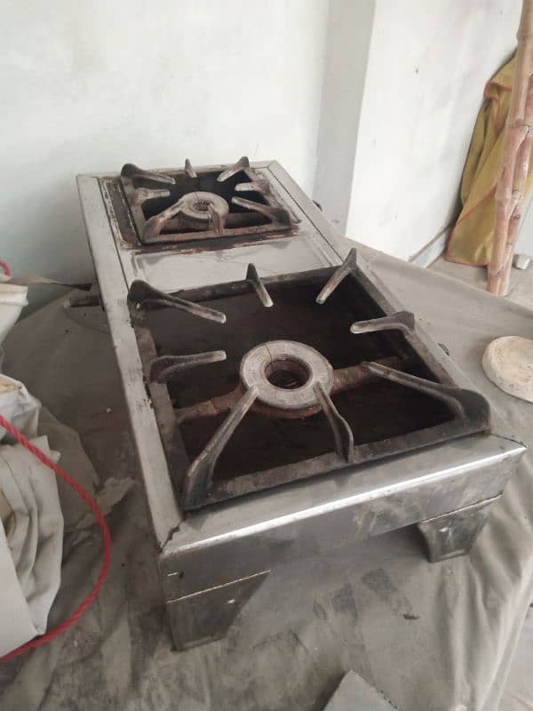 Double Stove / Double Choolha  / Burner / Cooking Stove / Kitchen Rnge 4