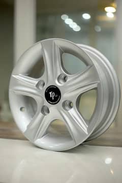 daihatsu cuore alloy rims (almost brand new)