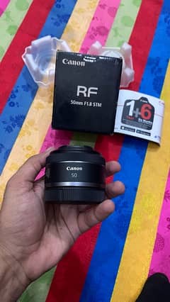 Canon RF 50mm 1.8 STM full frame Lens O3l74OO47O7