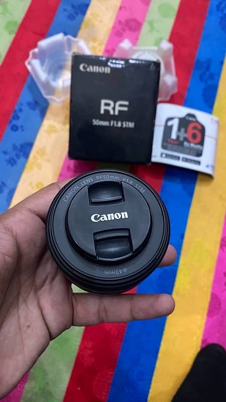 Canon RF 50mm 1.8 STM full frame Lens O3l74OO47O7 2