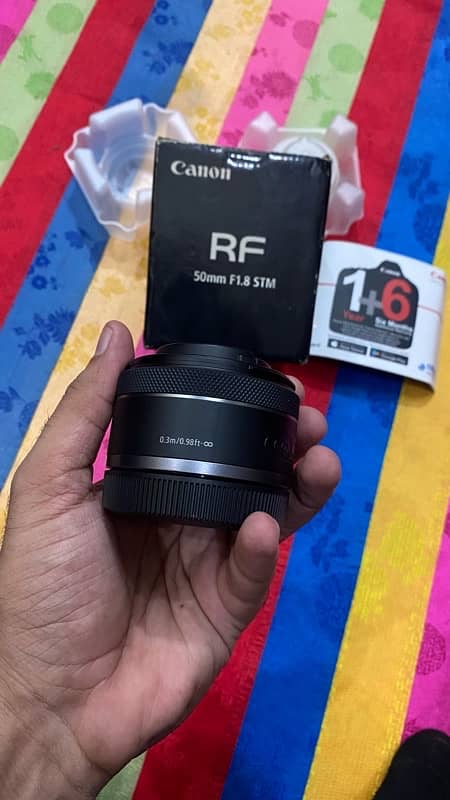 Canon RF 50mm 1.8 STM full frame Lens O3l74OO47O7 4