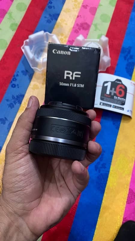 Canon RF 50mm 1.8 STM full frame Lens O3l74OO47O7 5