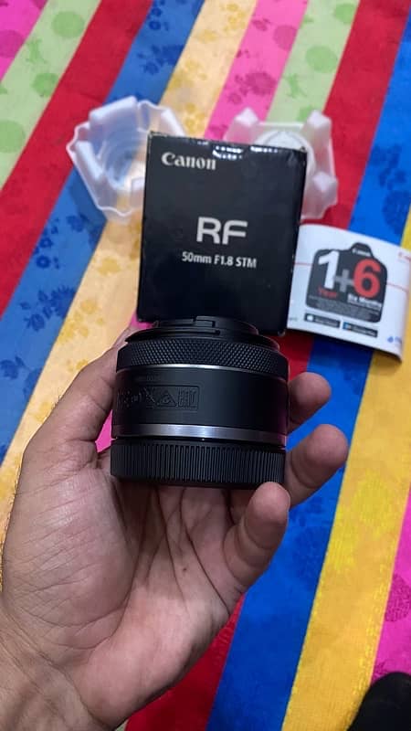 Canon RF 50mm 1.8 STM full frame Lens O3l74OO47O7 6