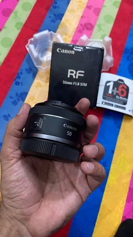 Canon RF 50mm 1.8 STM full frame Lens O3l74OO47O7 7