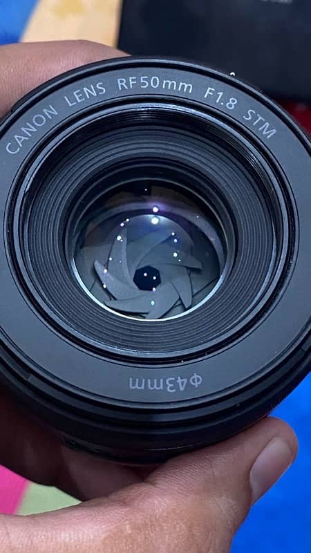 Canon RF 50mm 1.8 STM full frame Lens O3l74OO47O7 8