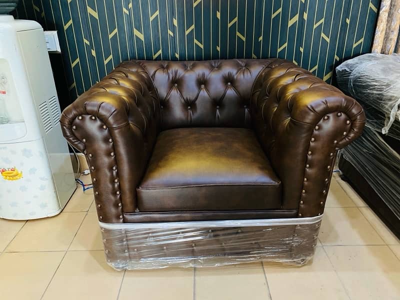 Leather Sofa Set For Office / Home | Furniture | Visit Nawaz Interiors 2