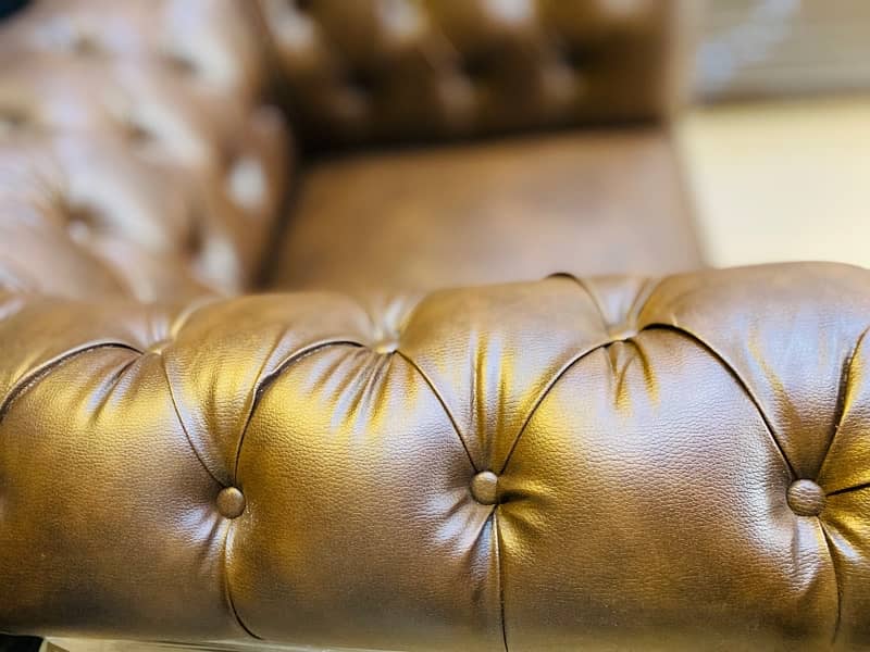 Leather Sofa Set For Office / Home | Furniture | Visit Nawaz Interiors 5