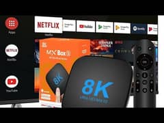 Android Tv Box Latest Version 1 GB Ram + 8 GB Memory with Warenty