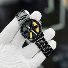 Alloy rim watch