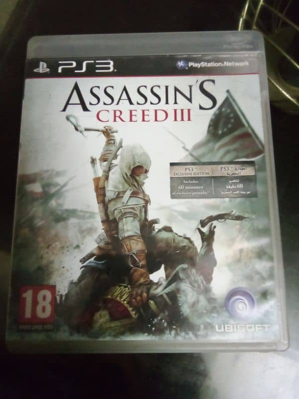 Assassin's Creed 3 Game CD For Playstation 3 0