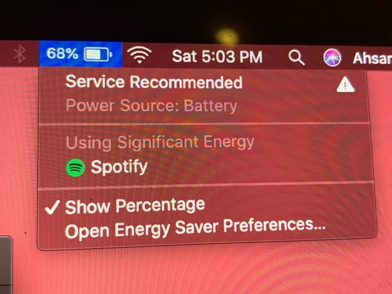 MacBook Pro (Retina, 13-inch, Mid 2014) BATTERY IN SERVICE 4