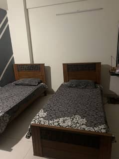 single beds used