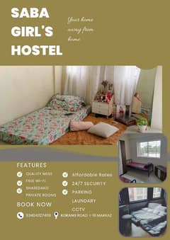 Hostel room's for rent