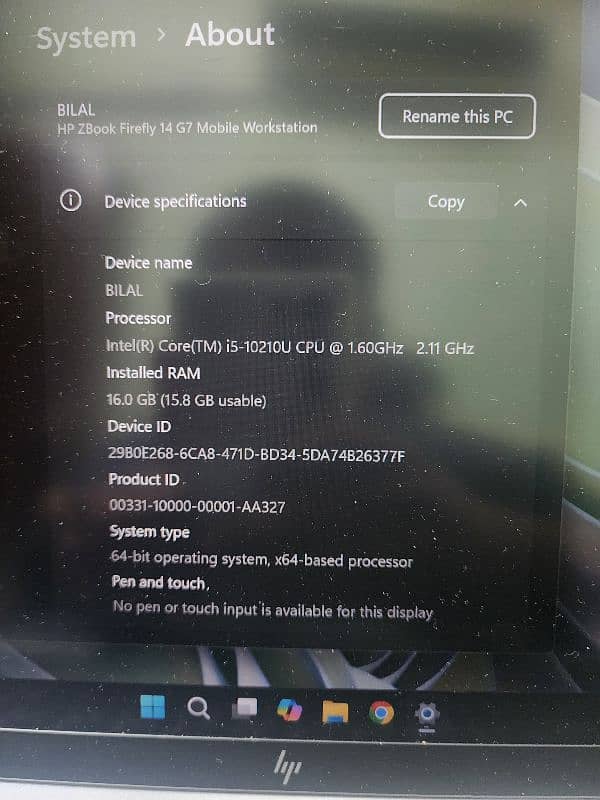 hp firefly 14 g7 - i5 10th gen 7