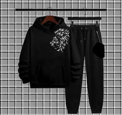 Men's Fleece Printed Hoodie