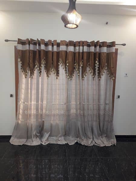 TWO BIG CURTAINS 11ft (W) x 8ft (H) each for sale 0