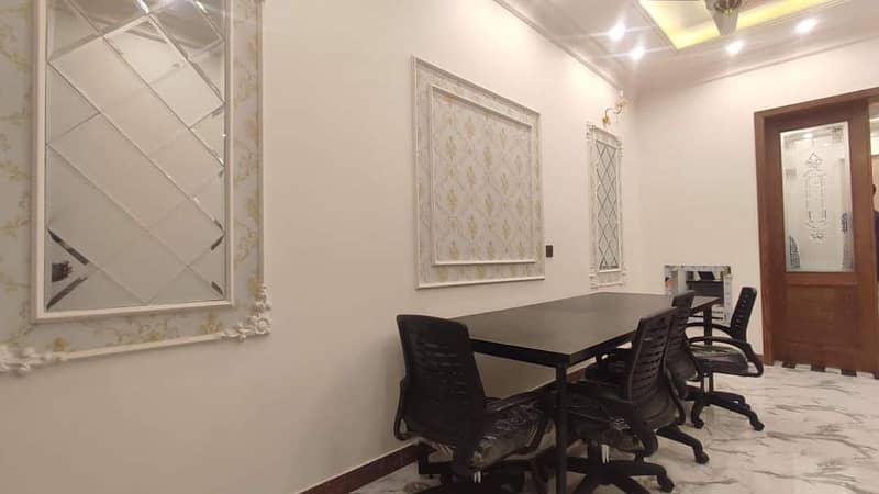 furnished offiice for rent in Johar town near " ucp university " for it office software house and call center very hot location vip building 5