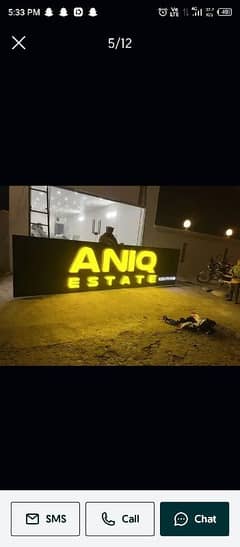 3D Sign Board / Sign Board / Neon Sign/ 3D Backlit sign Board, stamp,