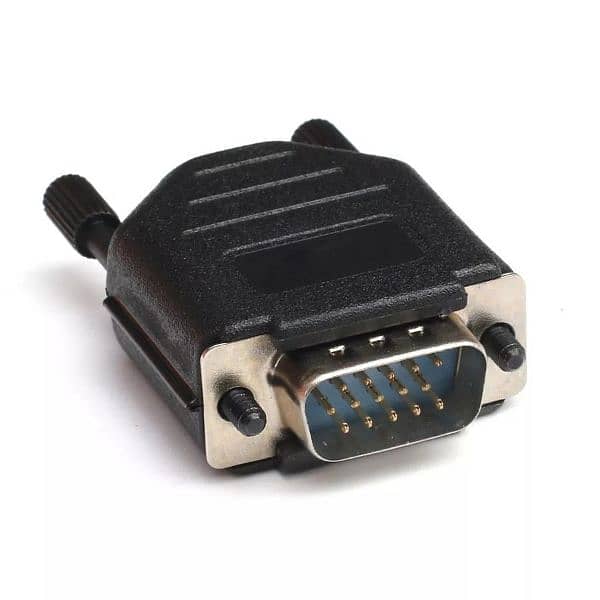 VGA 15 Pin Male D-Sub Plug Solder Connector DB15HD 6