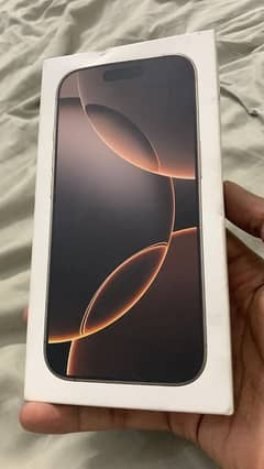 iPhone 16pro 128gb physical dual sim.