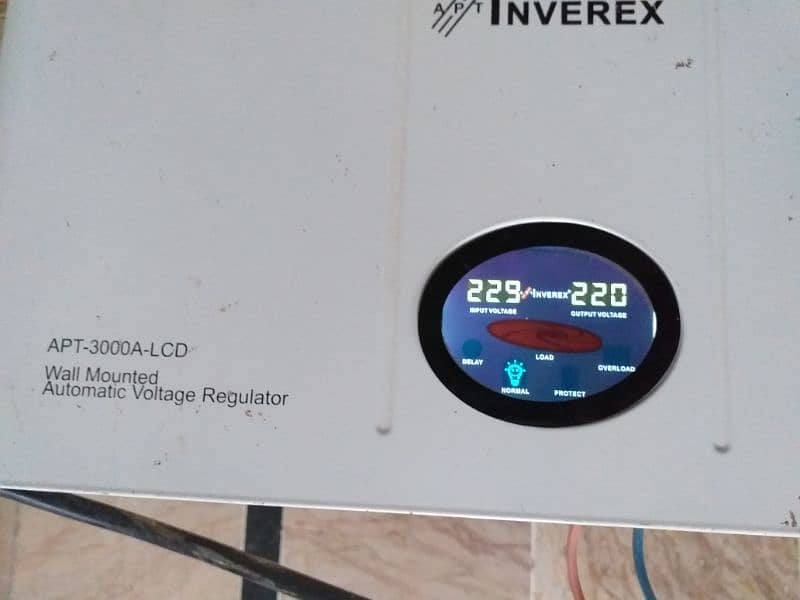 Inverex Stabilizer 3000 VA wall mount 100 % genuine perfectly working 10