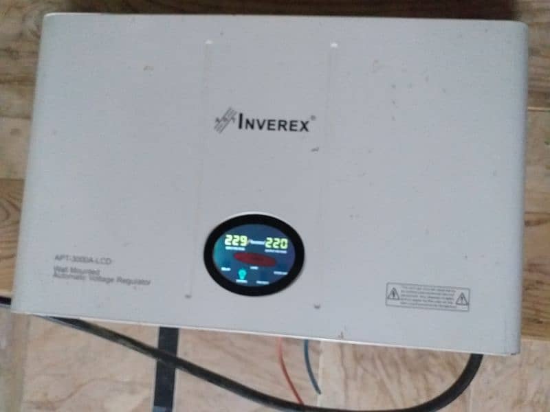 Inverex Stabilizer 3000 VA wall mount 100 % genuine perfectly working 13