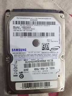 laptop hard disk 250 gb