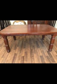 Wooden dining table 6*4