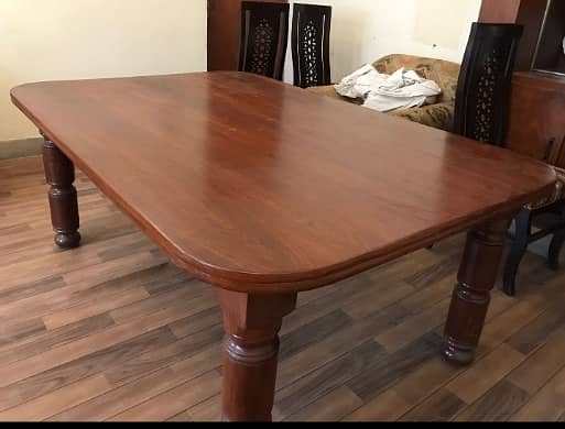 Wooden dining table 6*4 1