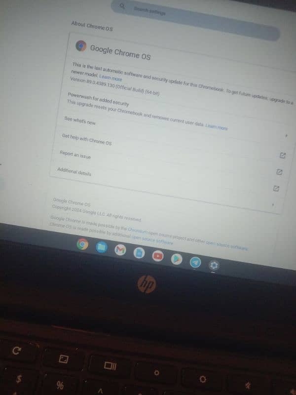 Chromebook Hp G6 2027 updated (9k) 3