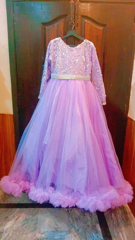 Barbie Frock  lavander Colour 1