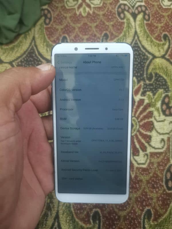 oppo a83 pta aprove 32gb exchange posibal 1