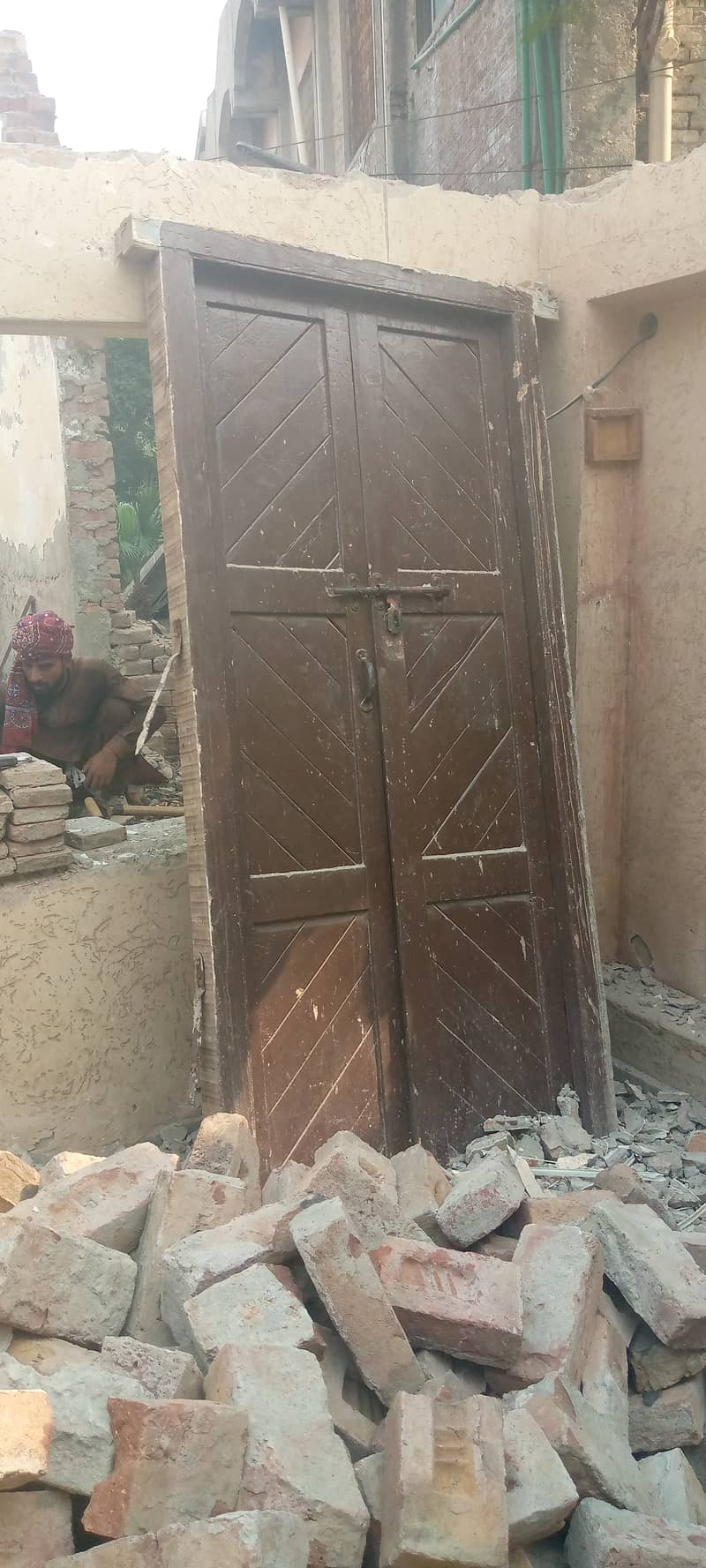 Old Antique Mughlia Wooden Door 5