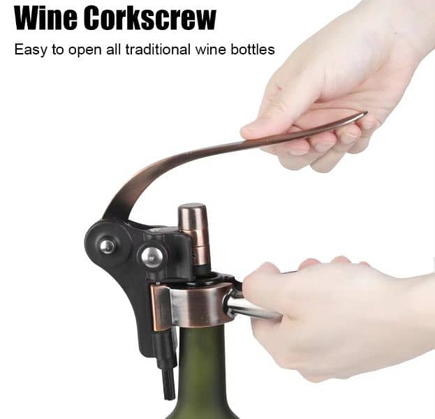 Corkscrew Wine Opener Kit France made 7