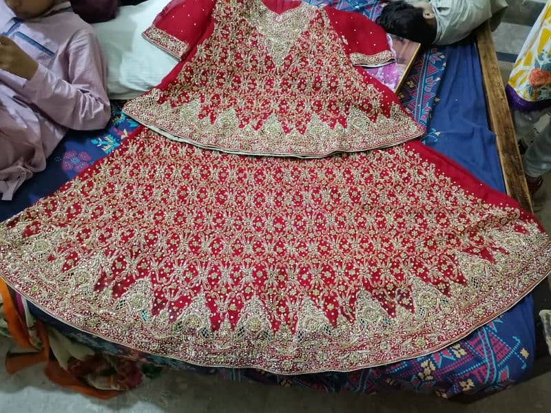 bridal lehnga condition 10/10 1