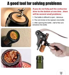 Wine Bottle opener Corkscrew opener kit France made