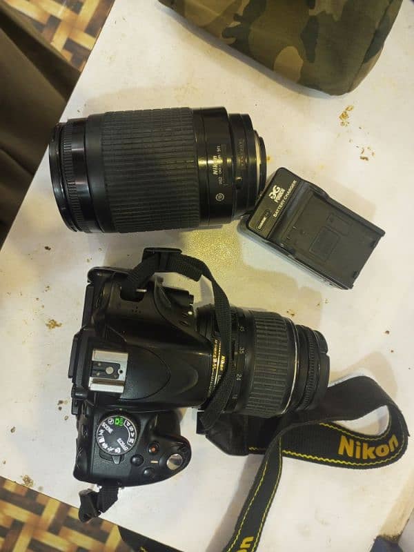 nikon dslr d5100 fresh Condition 2 lens 18+55. . 70+300 3