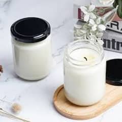 Mini jar scented candle